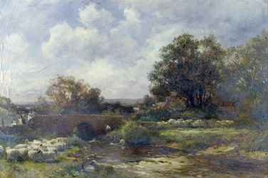 Schapen Wassen - West Malvern, 1899